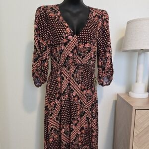 Hem & Thread Floral Dress NWT
